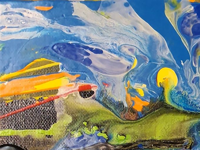 Pilatusland, naturepower, Acryl auf Leinwand, 28 x 24 cm/300