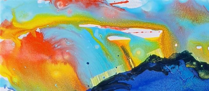 Pilatus, Acryl auf Leinwand, 58 x 25 cm, 2021